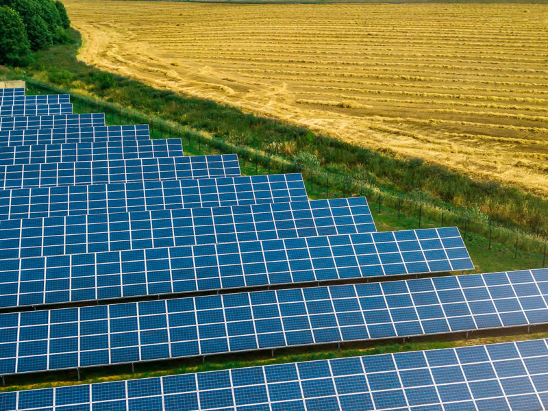 solar panel photovoltaic farm